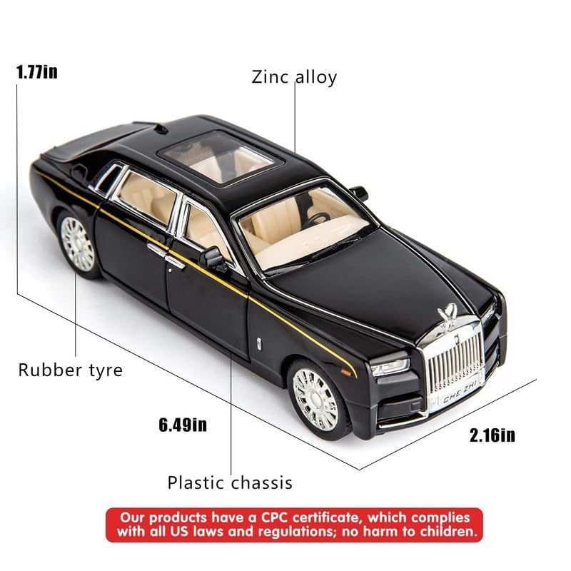 1:32 Scale Rolls Royce Phantom Metal Alloy Die-Cast