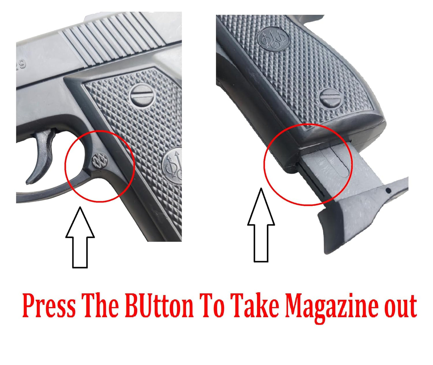 WHEELSQUARE P729 Toy Gun for Kids with 200 bb Bullets (Toy Gun & Dart)